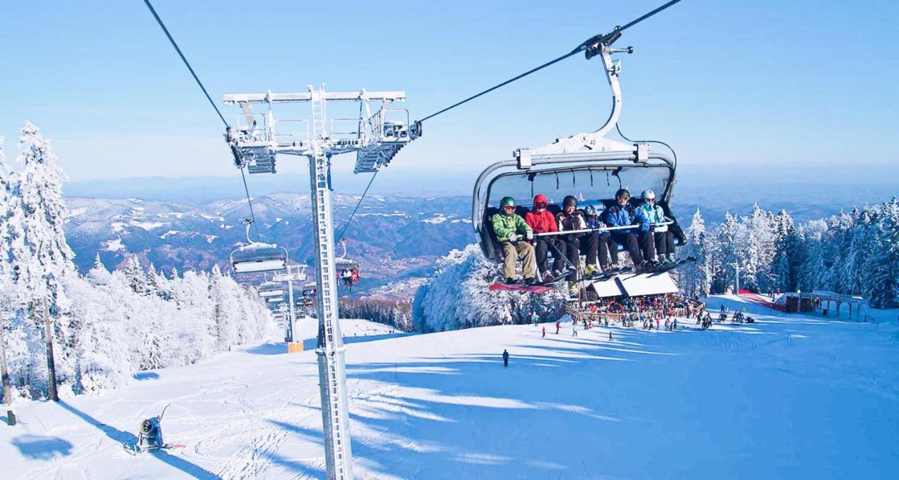 Pohorje Village Wellbeing Resort - Forest Apartments Videc Hočko Pohorje Exteriör bild